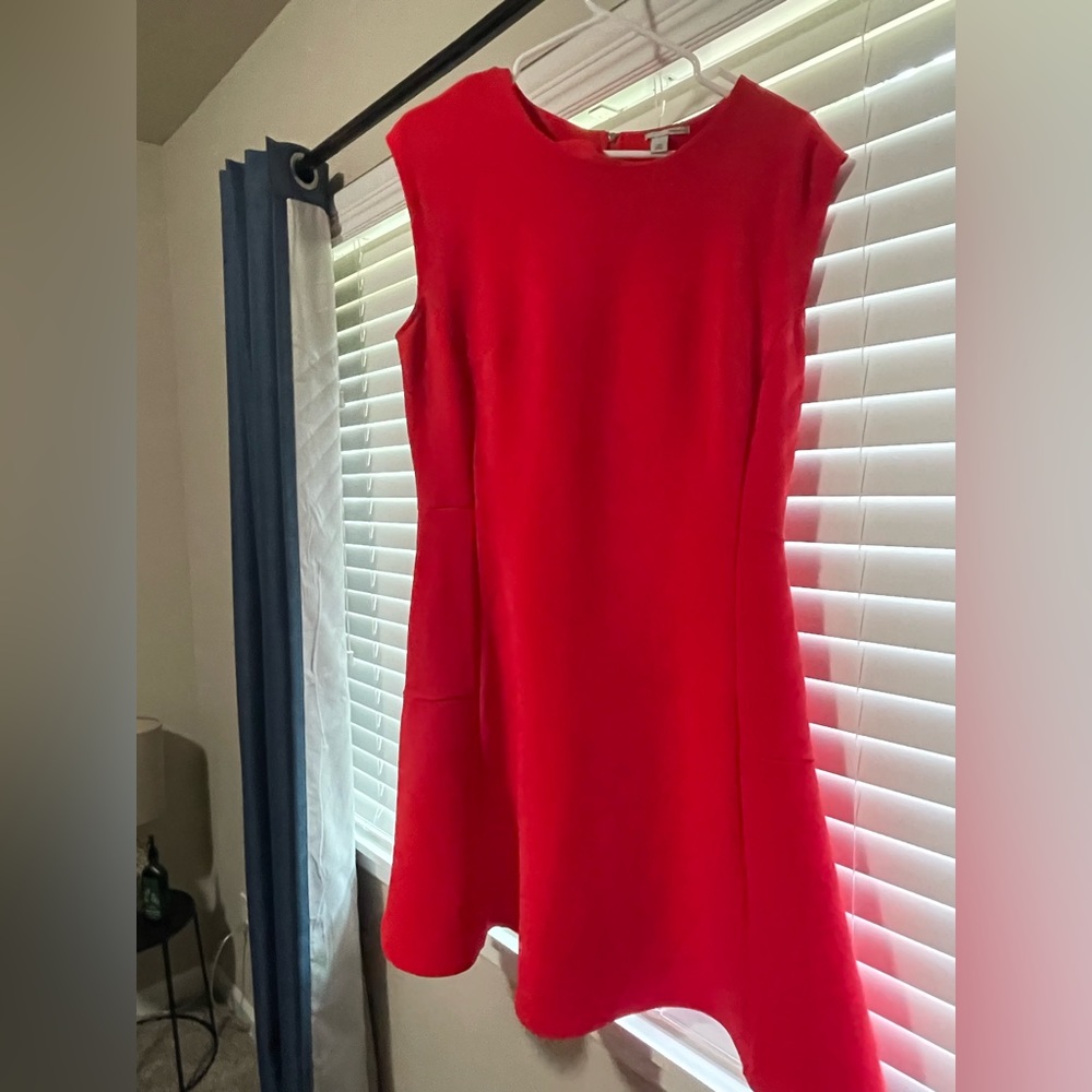 Large red Halogen dress